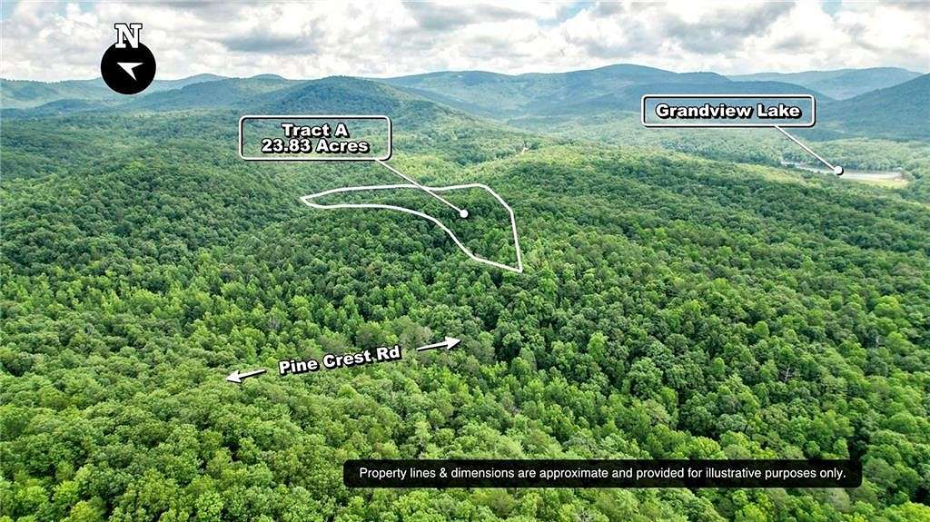 23.83 Acres of Recreational Land for Sale in Jasper, Georgia