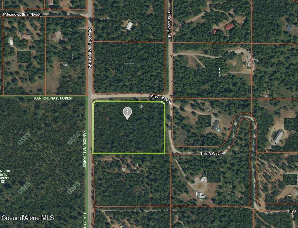 5.1 Acres of Residential Land for Sale in Spirit Lake, Idaho