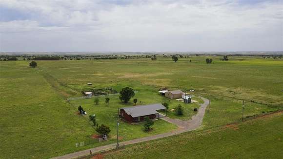 80 Acres of Land with Home for Sale in Elk City, Oklahoma