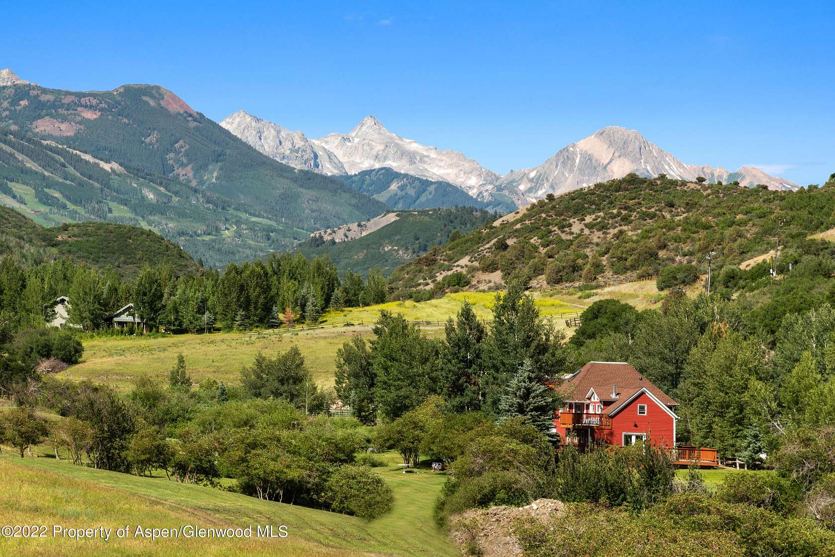 102.62 Acres of Agricultural Land with Home for Sale in Snowmass Village, Colorado