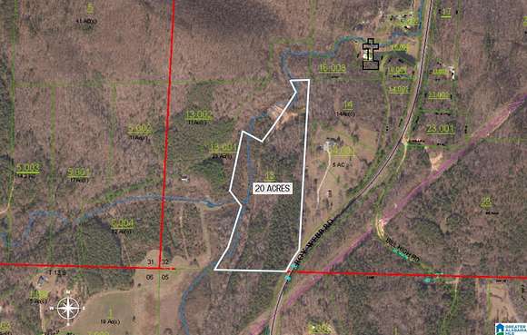 20.33 Acres of Land for Sale in Piedmont, Alabama