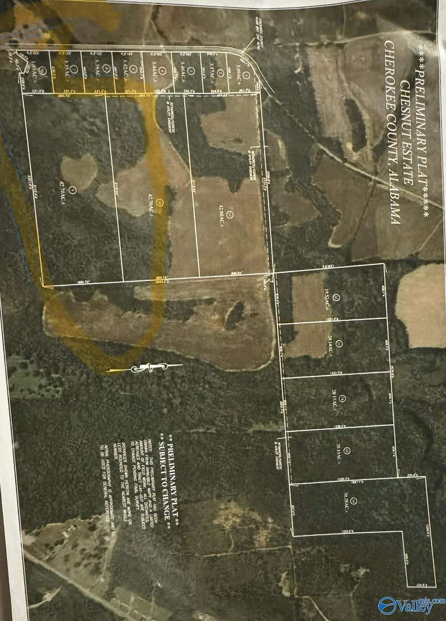 46.35 Acres of Land for Sale in Gaylesville, Alabama