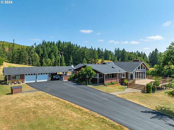 76.11 Acres of Land with Home for Sale in Cottage Grove, Oregon