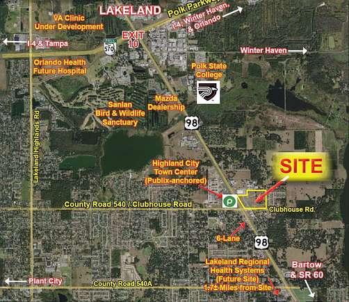 2.2 Acres of Commercial Land for Sale in Lakeland, Florida