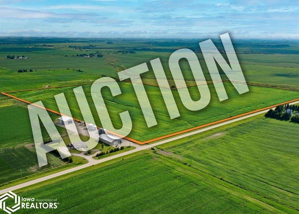 72 Acres of Agricultural Land for Auction in Hawkeye, Iowa