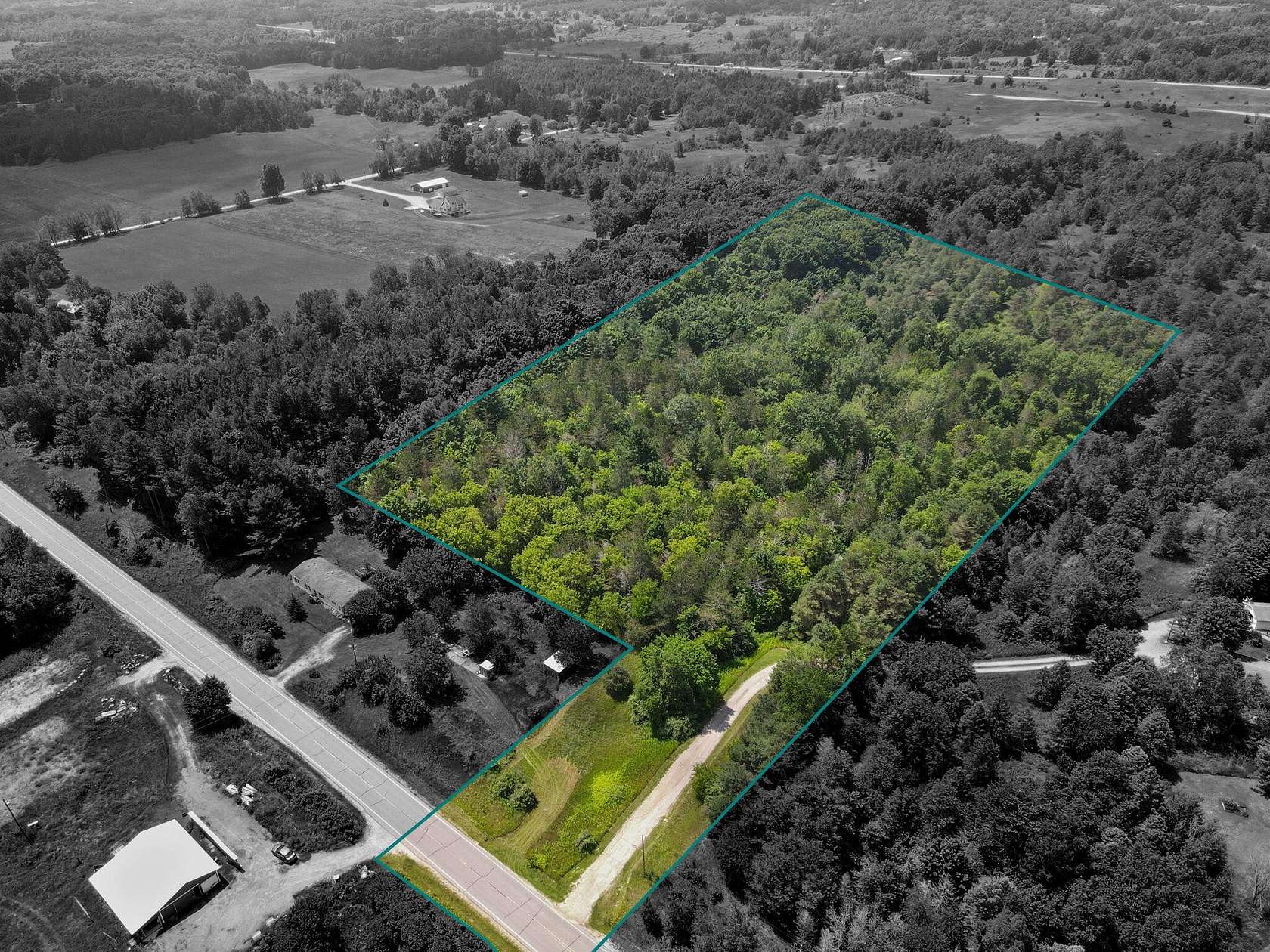 11.25 Acres of Recreational Land for Sale in Reed City, Michigan