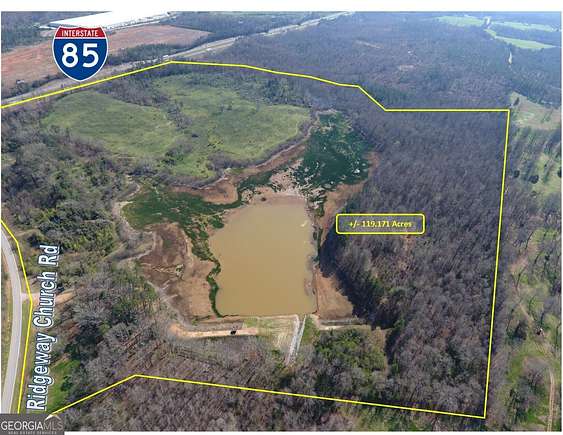 119.17 Acres of Land for Sale in Commerce, Georgia