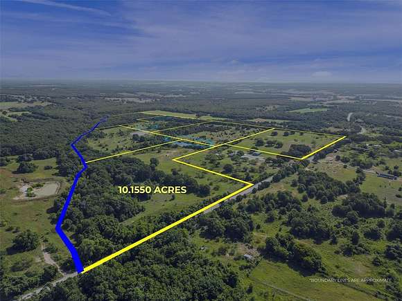 10.155 Acres of Land for Sale in Poolville, Texas