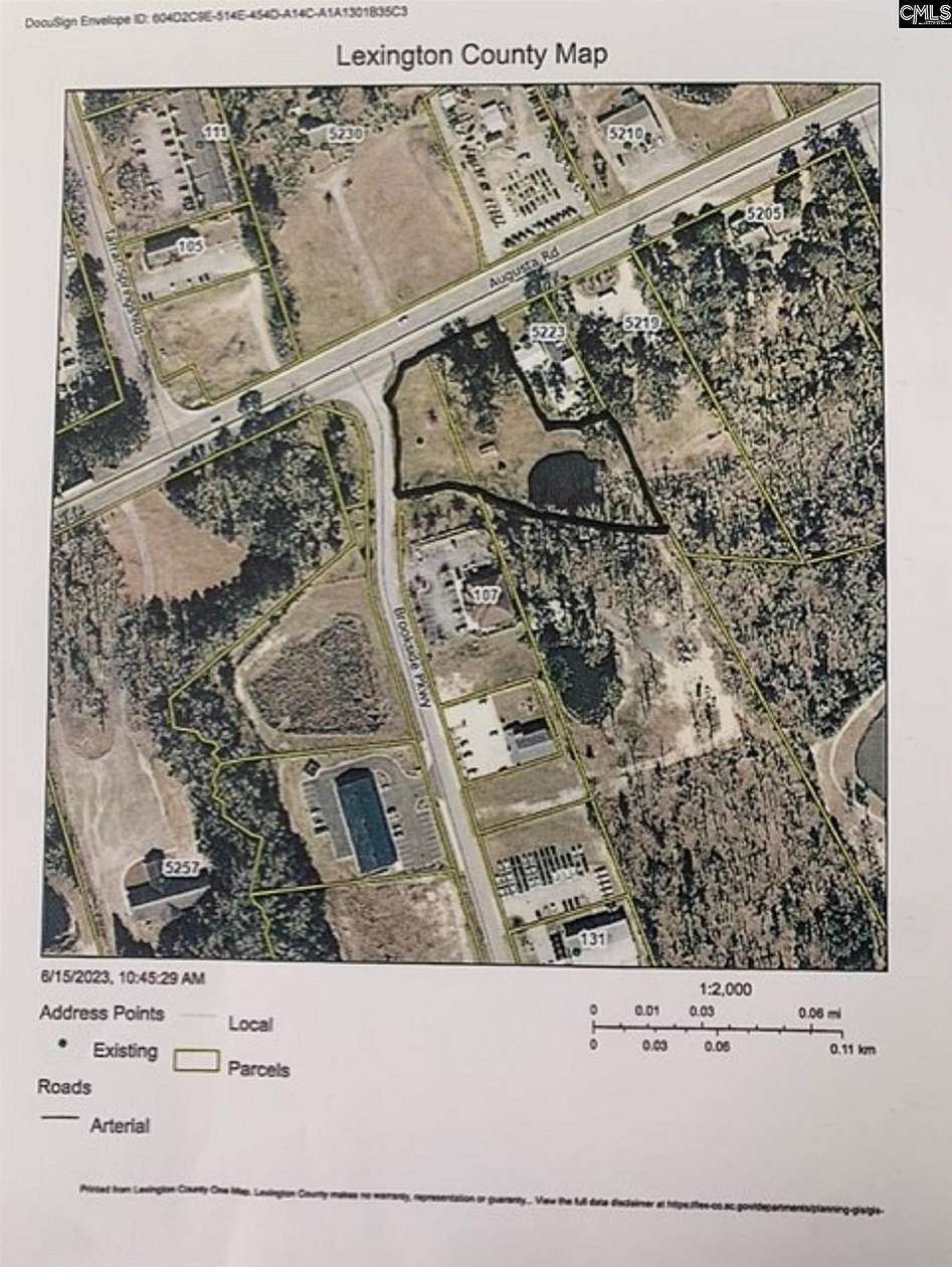 1.665 Acres of Commercial Land for Sale in Lexington, South Carolina