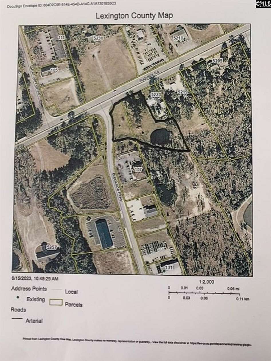 1.67 Acres of Commercial Land for Sale in Lexington, South Carolina