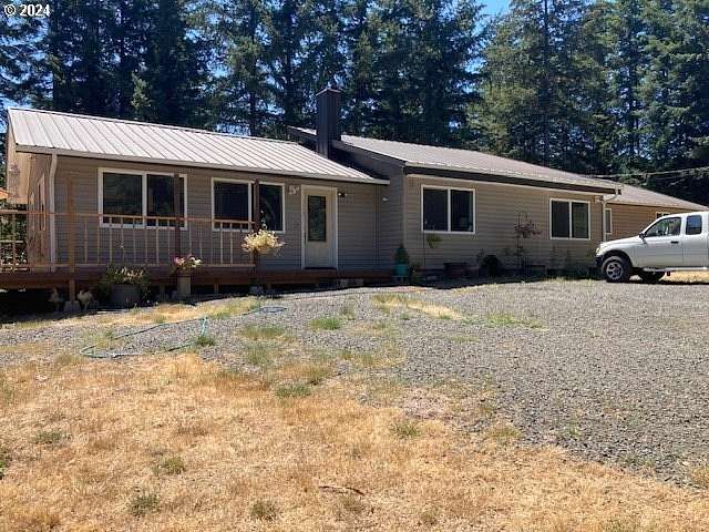 4.7 Acres of Residential Land with Home for Sale in Drain, Oregon