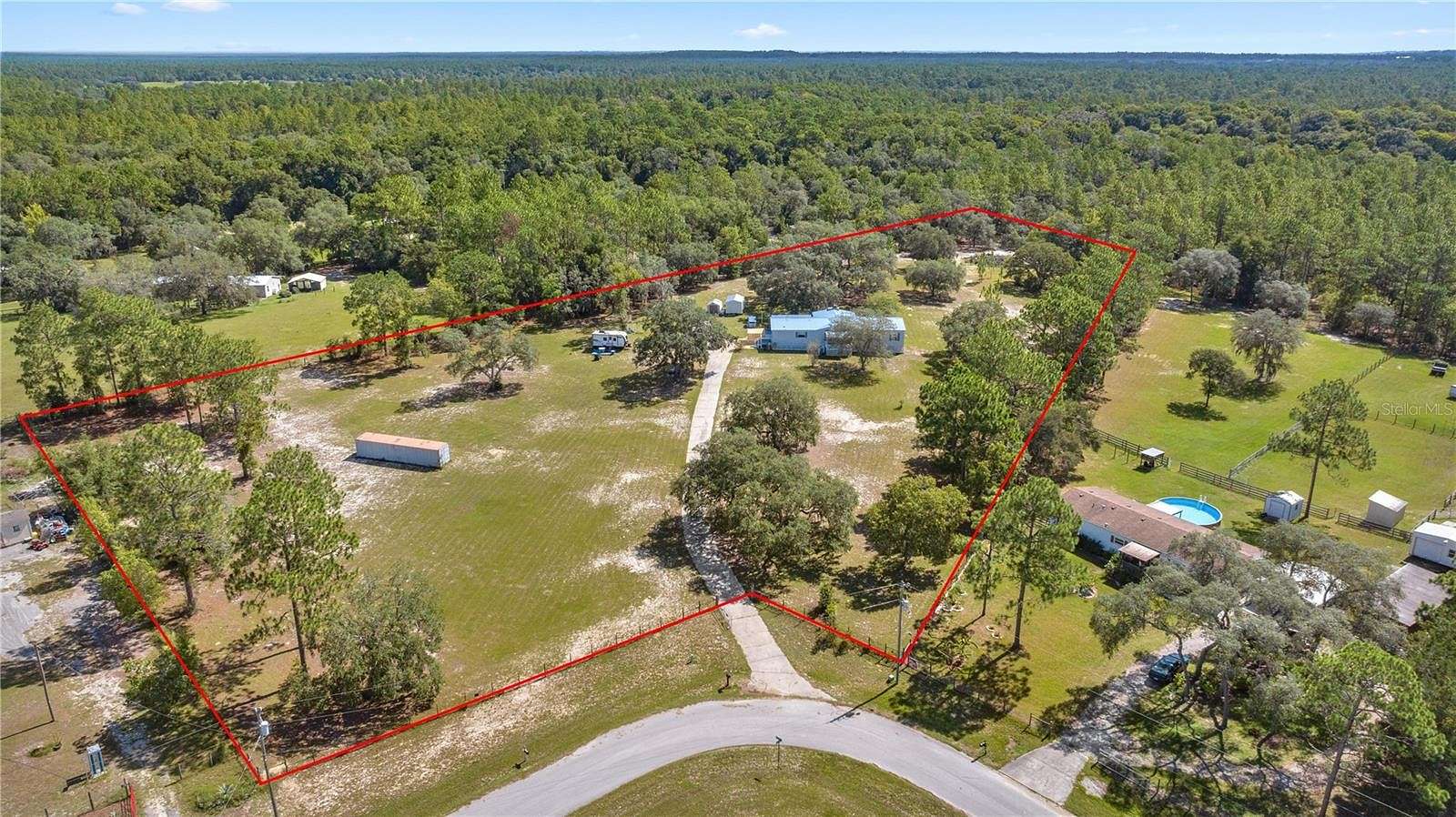 4.78 Acres of Residential Land with Home for Sale in Ocala, Florida