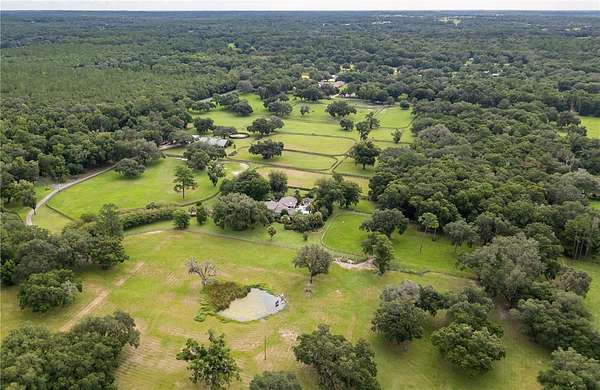 42 Acres of Agricultural Land with Home for Sale in Ocala, Florida