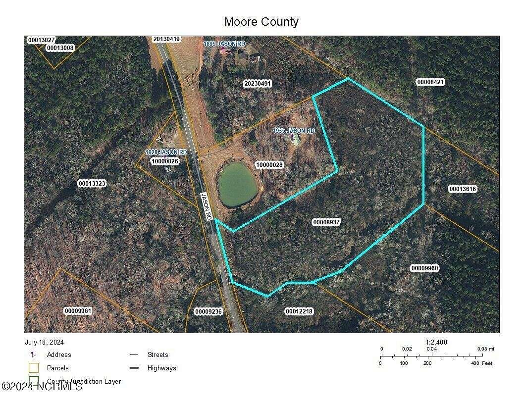 8.57 Acres of Residential Land for Sale in Star, North Carolina