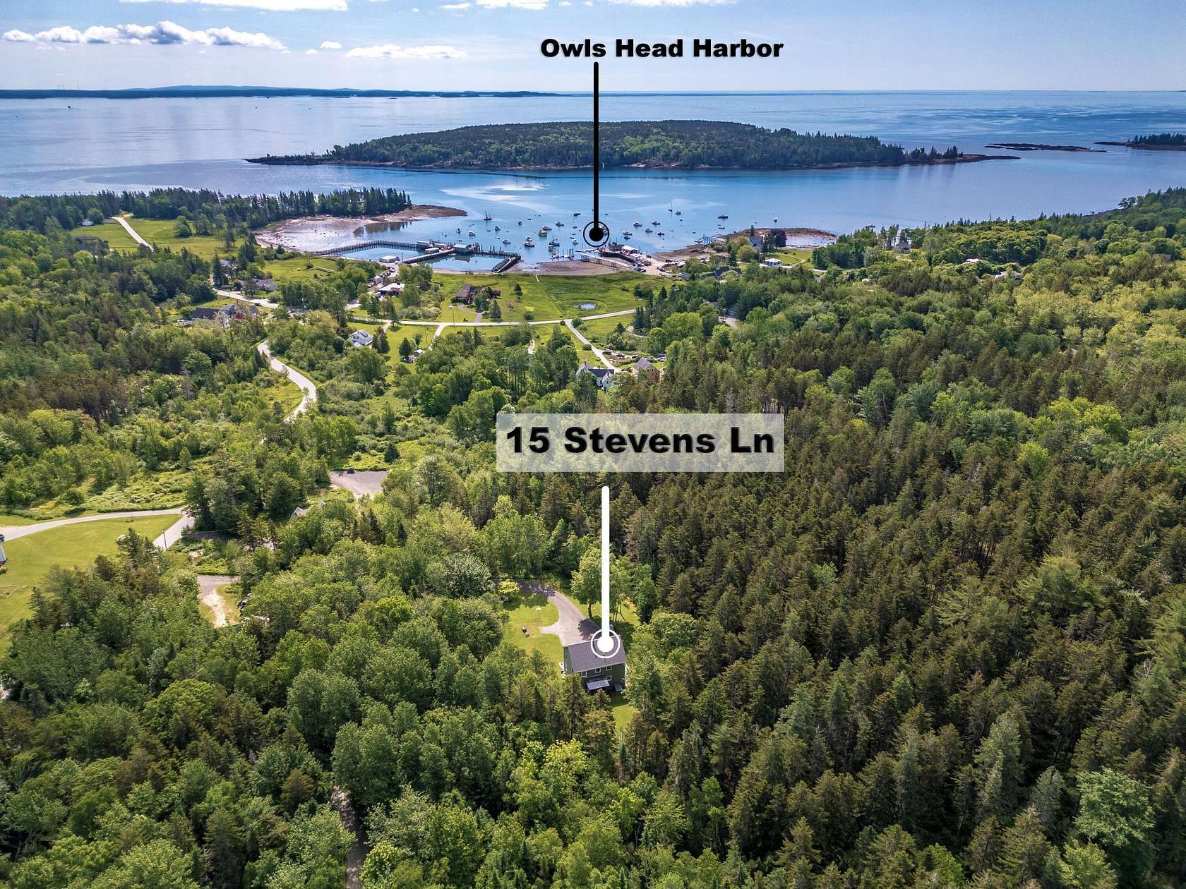 2.15 Acres of Residential Land with Home for Sale in Owls Head, Maine