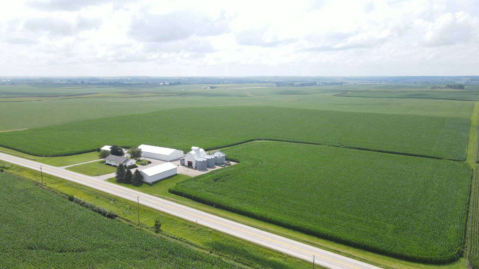 118 Acres of Agricultural Land with Home for Auction in Fairfax, Iowa