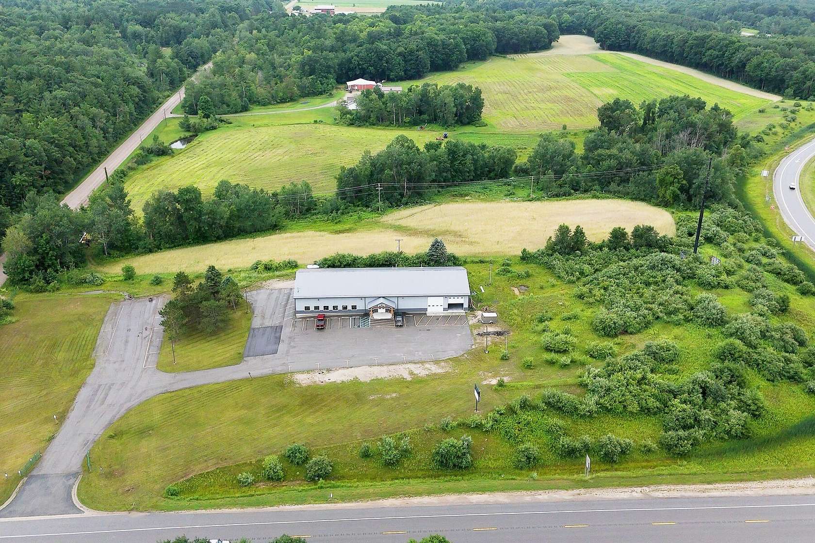 3.54 Acres of Improved Commercial Land for Sale in Stanwood, Michigan