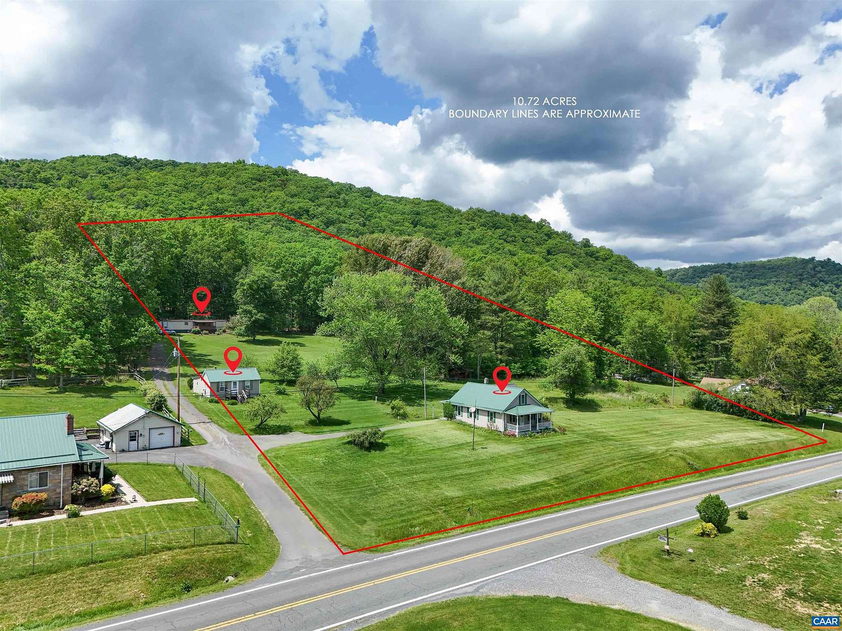 10.72 Acres of Land with Home for Sale in Warm Springs, Virginia