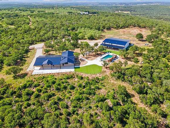 373.29 Acres of Land with Home for Sale in Graham, Texas