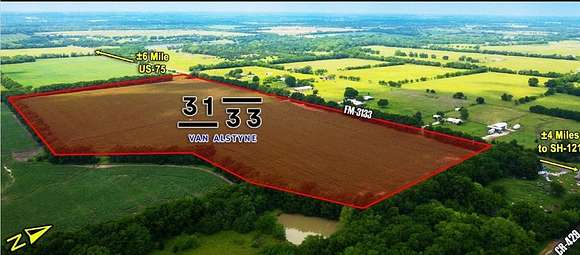 33.664 Acres of Agricultural Land for Sale in Van Alstyne, Texas