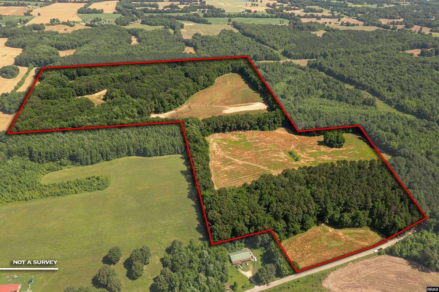 87 Acres of Agricultural Land for Sale in Greenfield, Tennessee