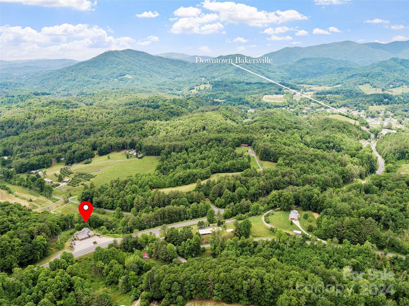 3.6 Acres of Commercial Land for Sale in Bakersville, North Carolina