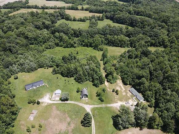 28.1 Acres of Agricultural Land with Home for Sale in Versailles, Indiana