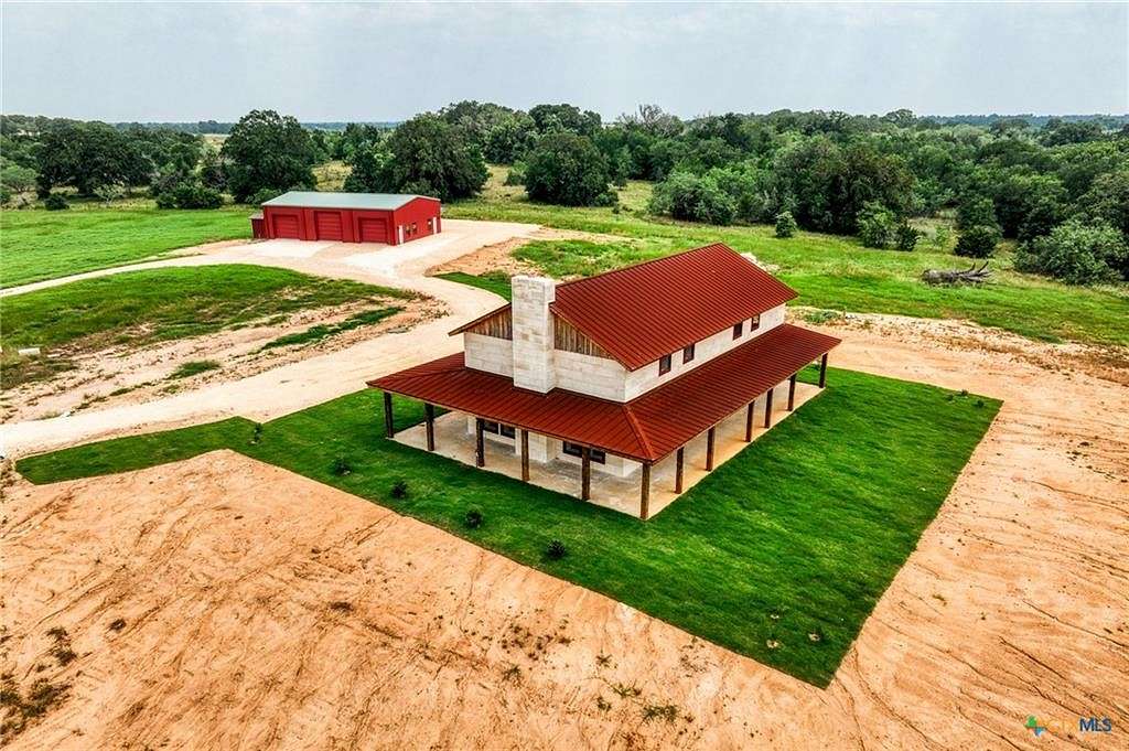 44 Acres of Agricultural Land with Home for Sale in Luling, Texas