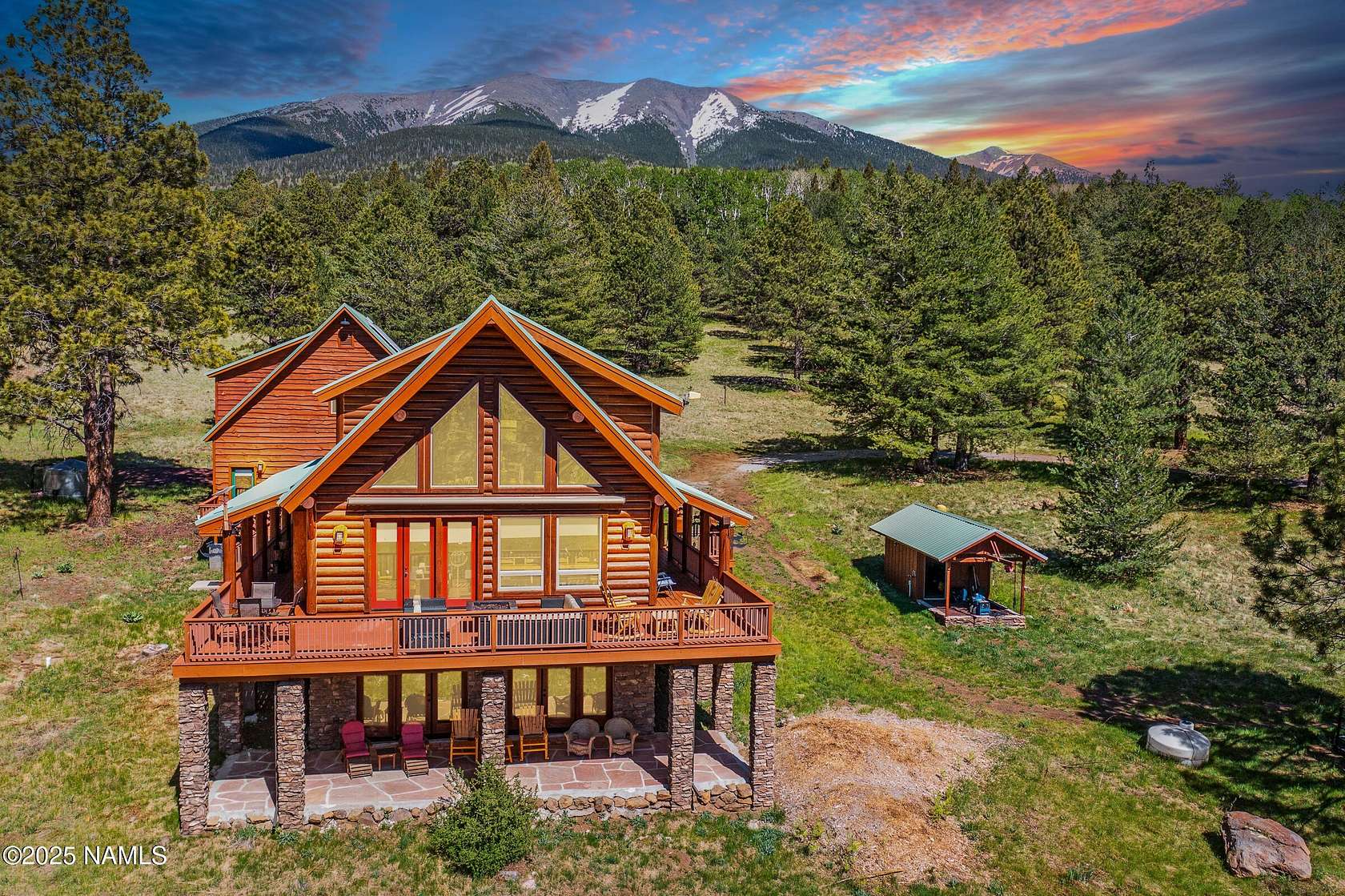 5 Acres of Residential Land with Home for Sale in Flagstaff, Arizona