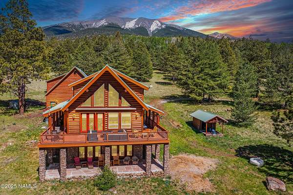 5 Acres of Residential Land with Home for Sale in Flagstaff, Arizona