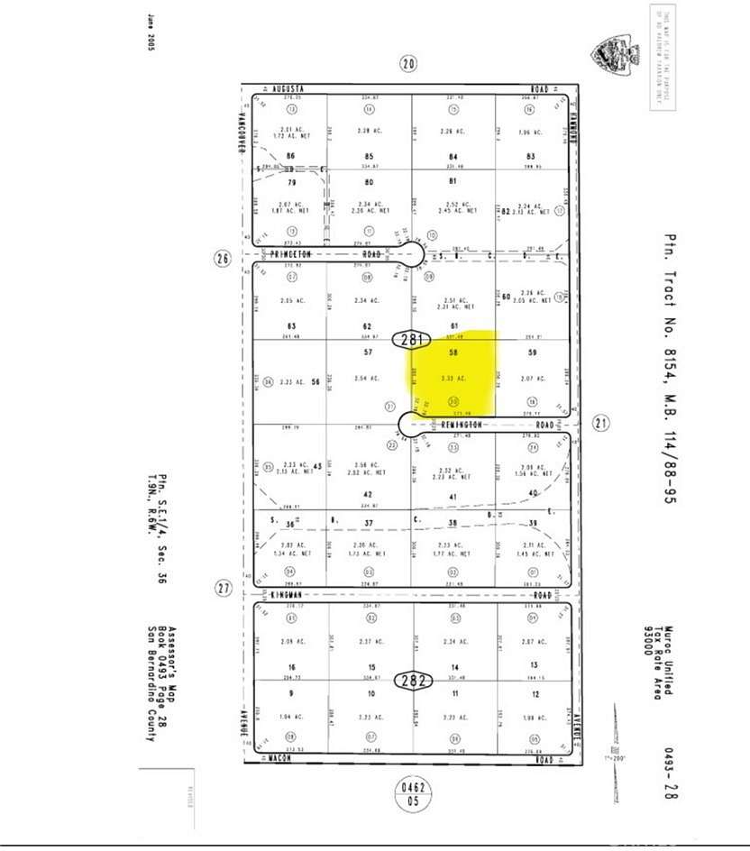 2.3 Acres of Land for Sale in Helendale, California