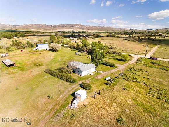 9 Acres of Residential Land with Home for Sale in Three Forks, Montana