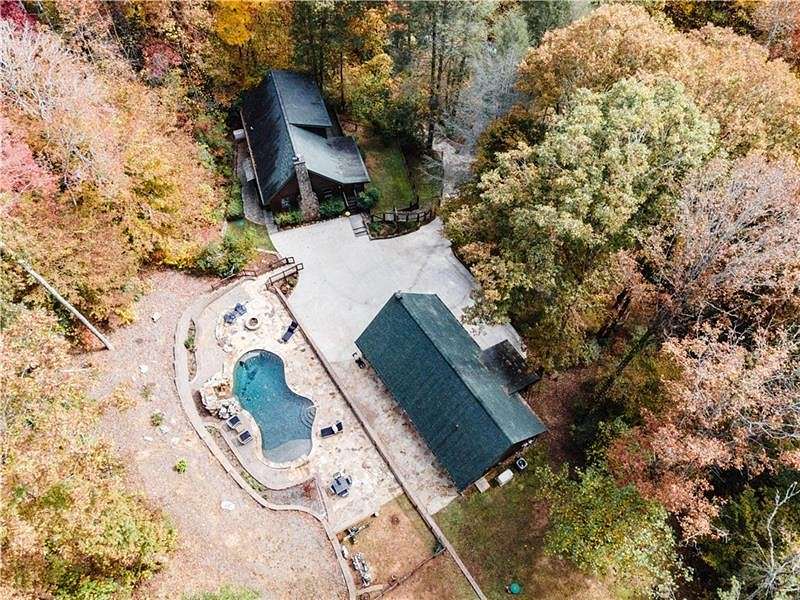4.8 Acres of Residential Land with Home for Sale in Ellijay, Georgia