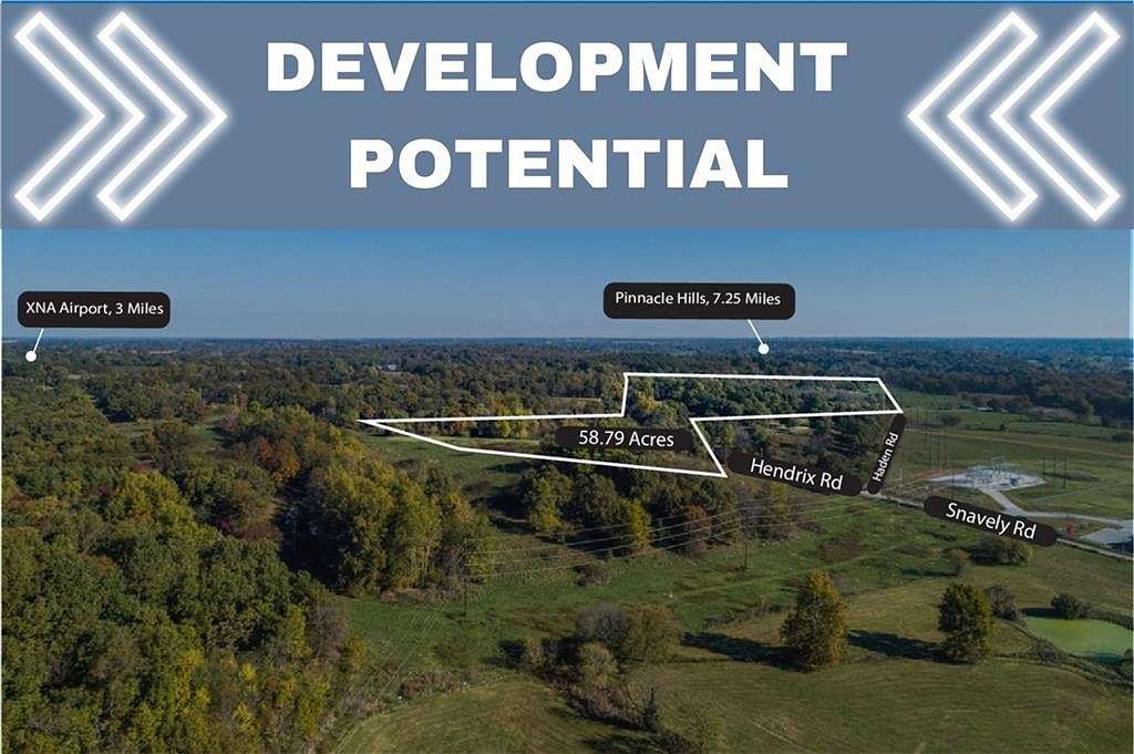 58.8 Acres of Mixed-Use Land for Sale in Bentonville, Arkansas