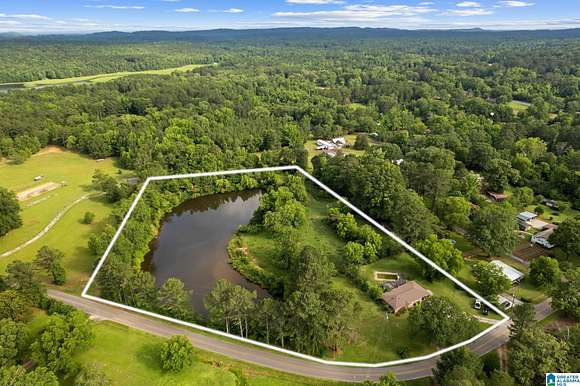 6.6 Acres of Land with Home for Sale in Sterrett, Alabama
