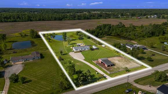3.8 Acres of Land with Home for Sale in Kimball, Michigan