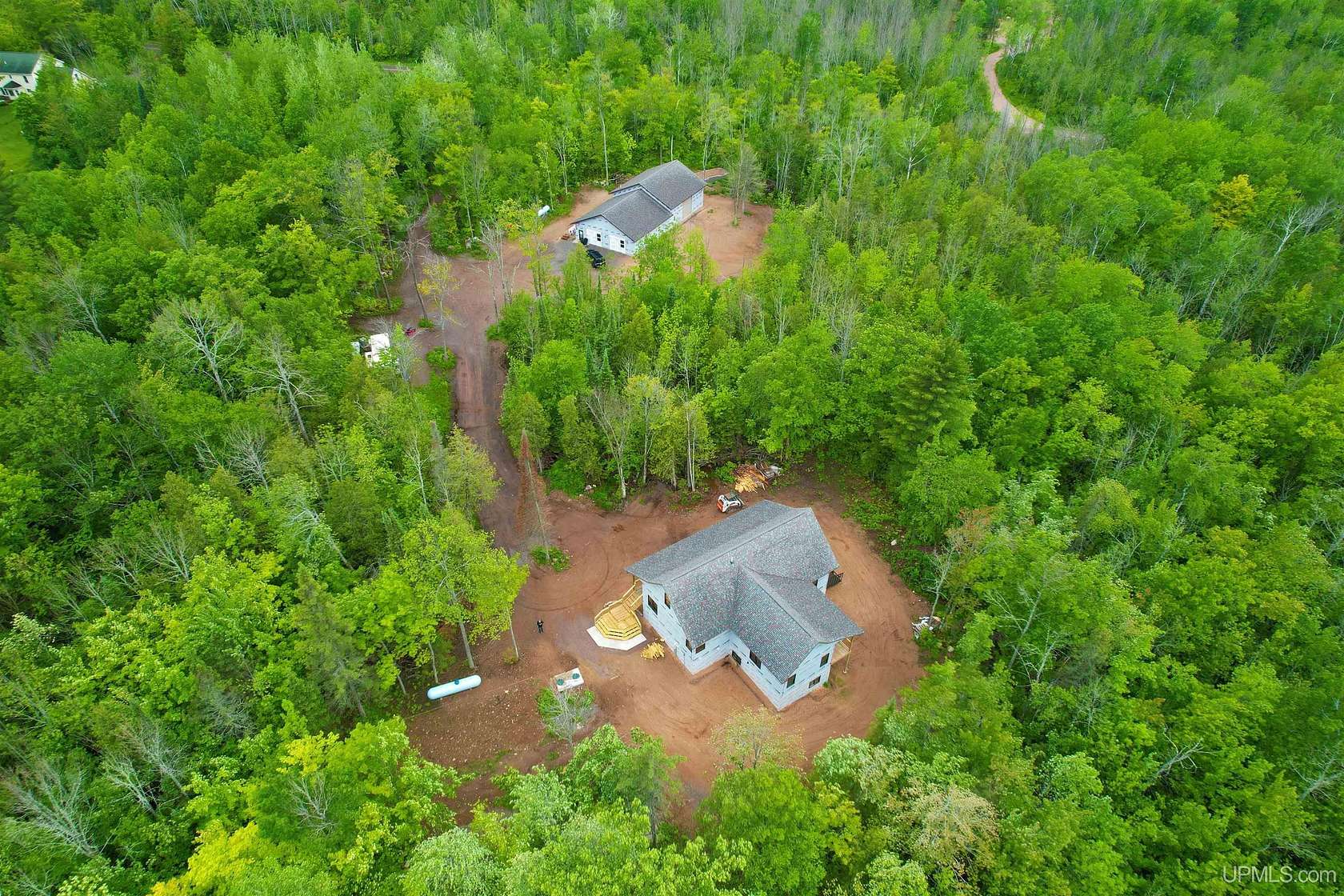 40 Acres of Land with Home for Sale in Atlantic Mine, Michigan