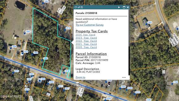 3.4 Acres of Commercial Land for Sale in Supply, North Carolina