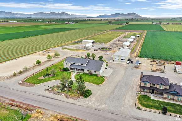 10.5 Acres of Land with Home for Sale in Tremonton, Utah