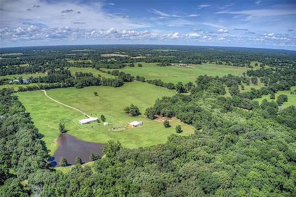 50 Acres of Agricultural Land with Home for Sale in Quitman, Texas