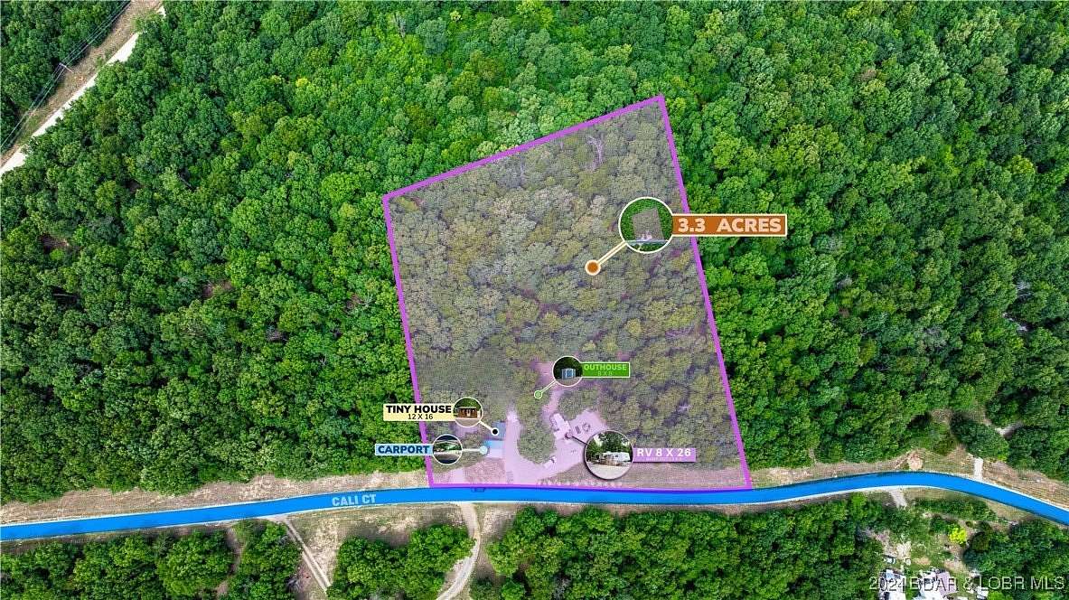 3.3 Acres of Land for Sale in Gravois Mills, Missouri