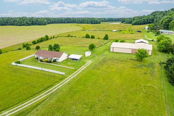 9.1 Acres of Land with Home for Sale in Martinsville, Indiana