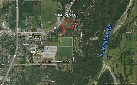 15.296 Acres of Commercial Land for Sale in Tahlequah, Oklahoma