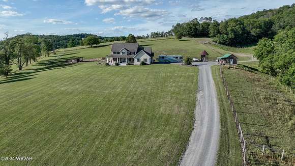 33.8 Acres of Agricultural Land with Home for Sale in Linden, Pennsylvania
