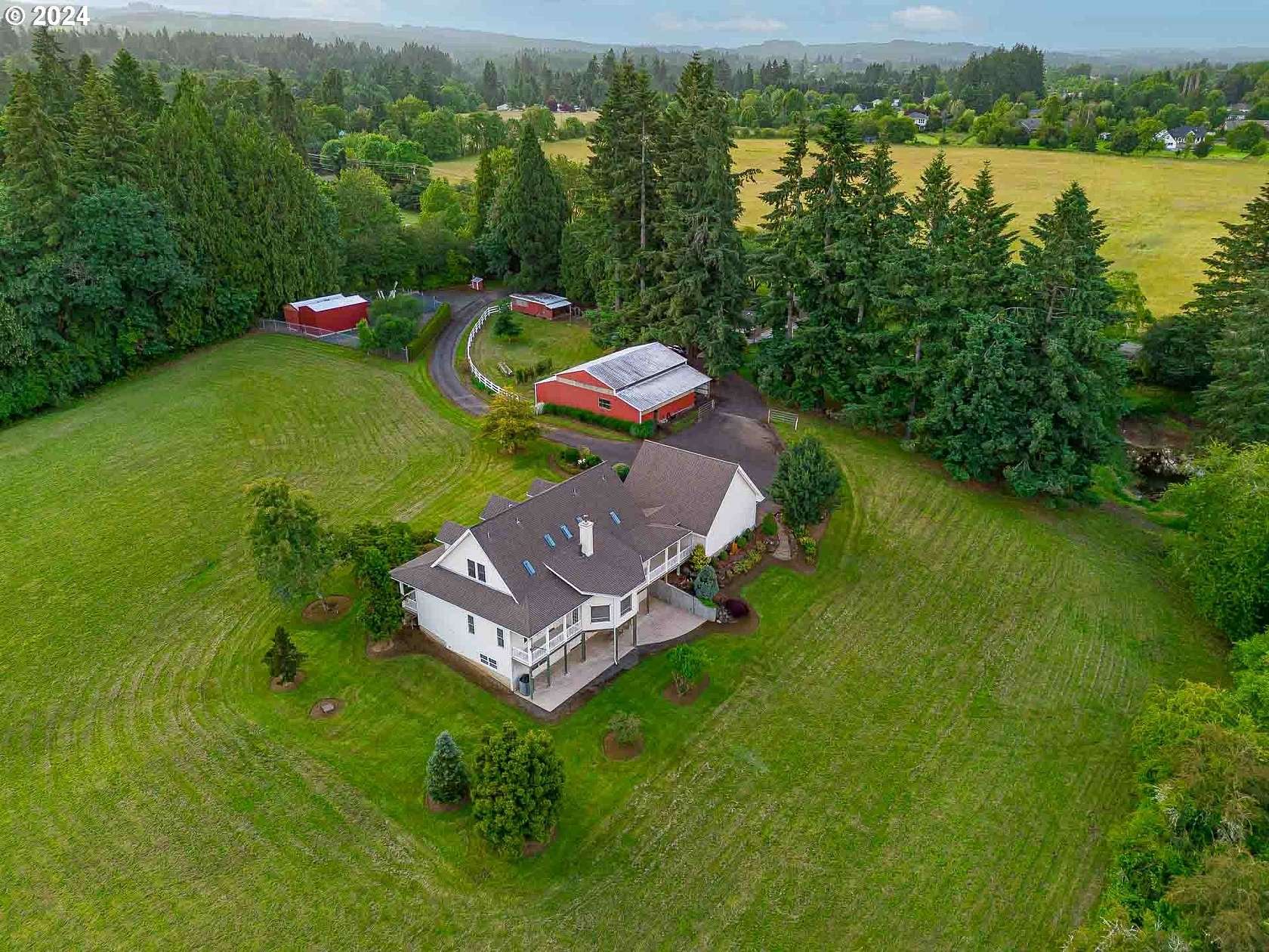 6.2 Acres of Residential Land with Home for Sale in Warren, Oregon