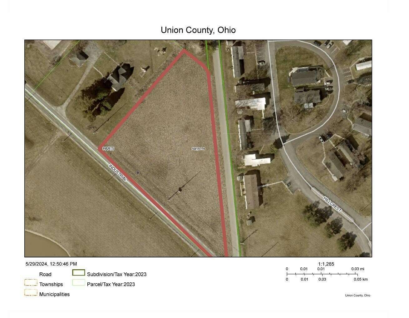 1.89 Acres of Commercial Land for Sale in Marysville, Ohio