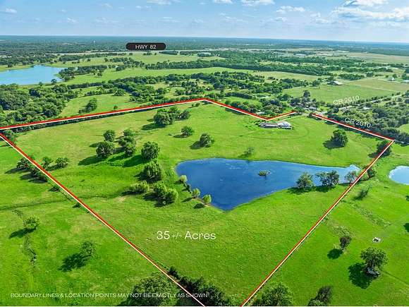 35.1 Acres of Land with Home for Sale in Bonham, Texas
