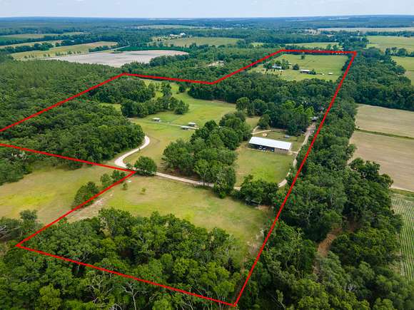 60.3 Acres of Agricultural Land with Home for Sale in Pinetta, Florida