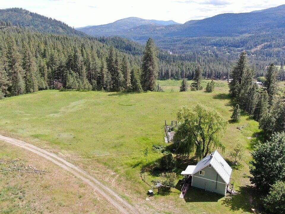 80 Acres of Agricultural Land with Home for Sale in Kettle Falls, Washington