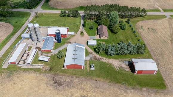 40 Acres of Agricultural Land with Home for Sale in Amherst Junction, Wisconsin